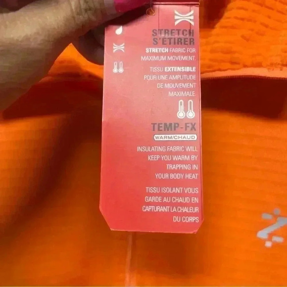 IZOD PerformX Orange Pullover Sweater Size Large NWT - Picture 10 of 10